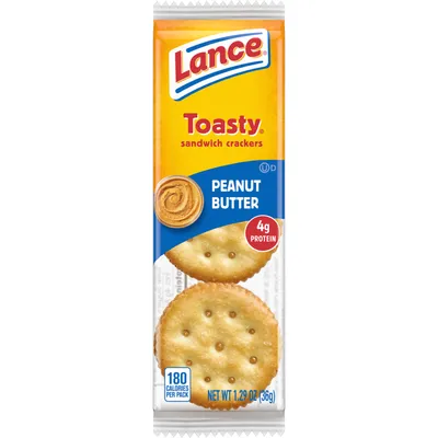 Lance Toasty Peanut Butter Sandwich Crackers 1.29 oz