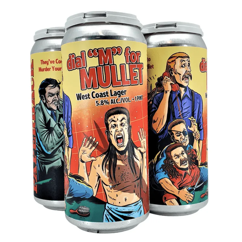 Paperback Brewing Co. Dial 'M' for Mullet West Coast Lager view 1