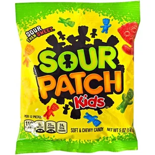 Sour Patch Kids Soft & Chewy Candy Sour Then Sweet