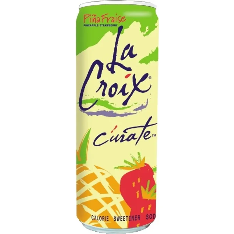 La Croix Pineapple Strawberry Sparkling Water view 1