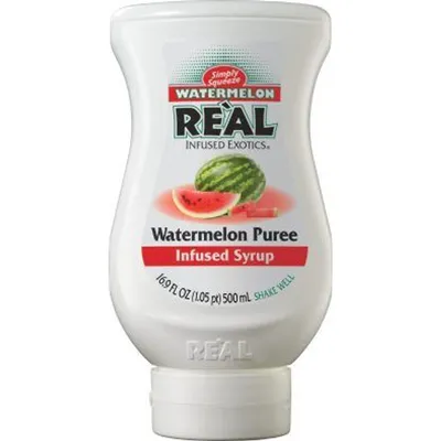 Simply Squeeze Real Watermelon Puree 16.9 oz Bottle