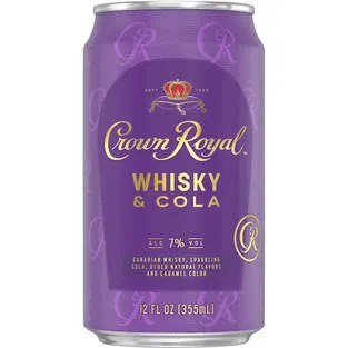 Crown Royal Whisky & Cola Cocktail
