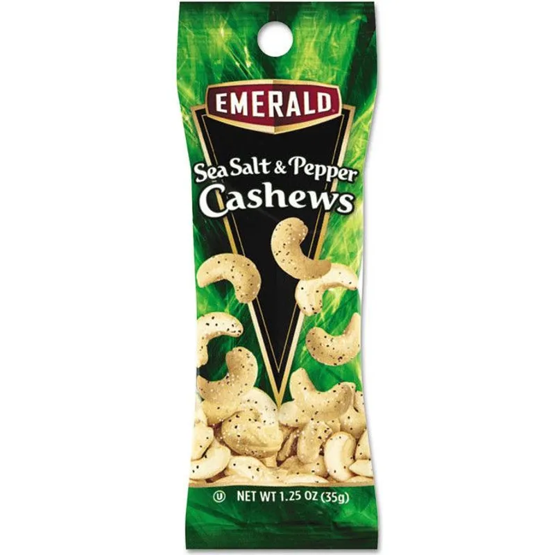 Emerald Salt & Pepper Cashews view 1