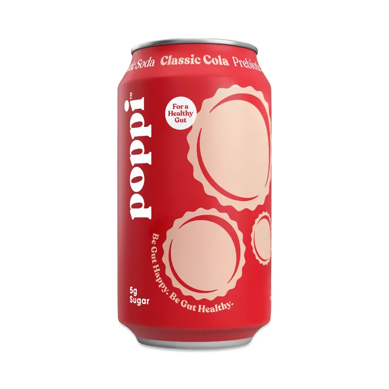 Poppi Classic Cola Prebiotic Soda view 1
