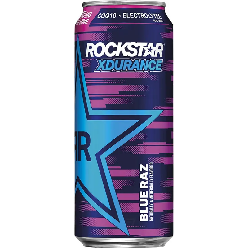 Rockstar Xdurance Blue Raz Energy Drink view 1