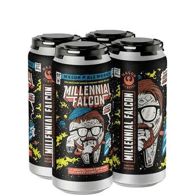 Mason Ale Works Millennial Falcon Double Dry-Hopped West Coast IPA 4-pack 16 oz cans