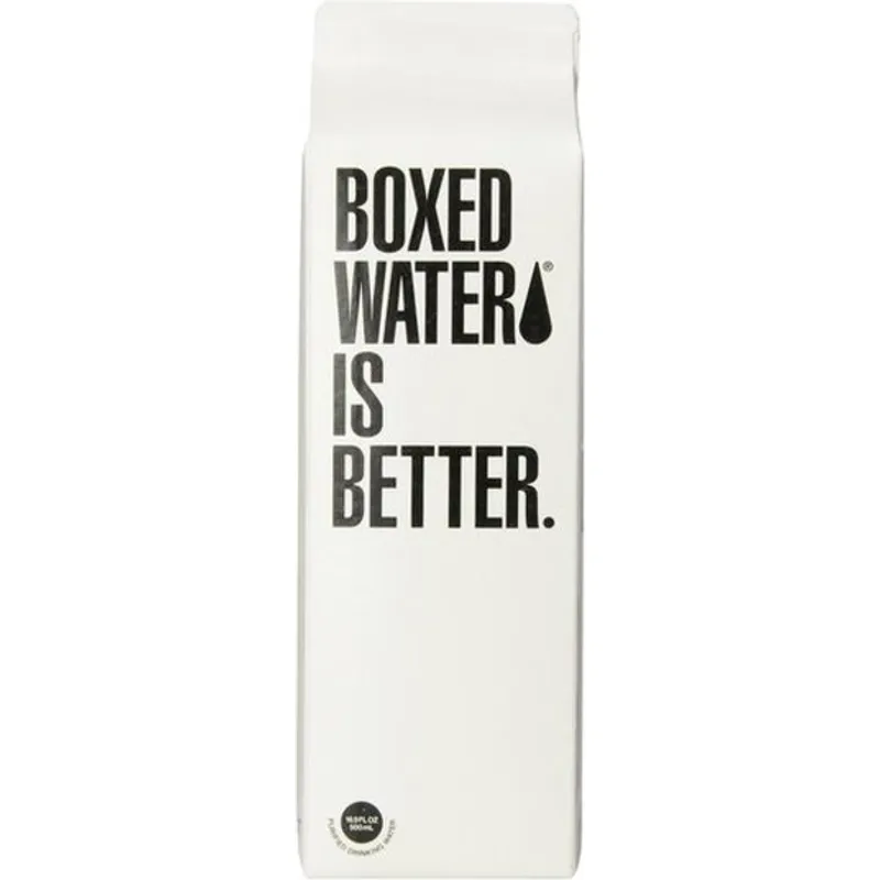 Boxed Water is Better Purified Drinking Water Box view 1