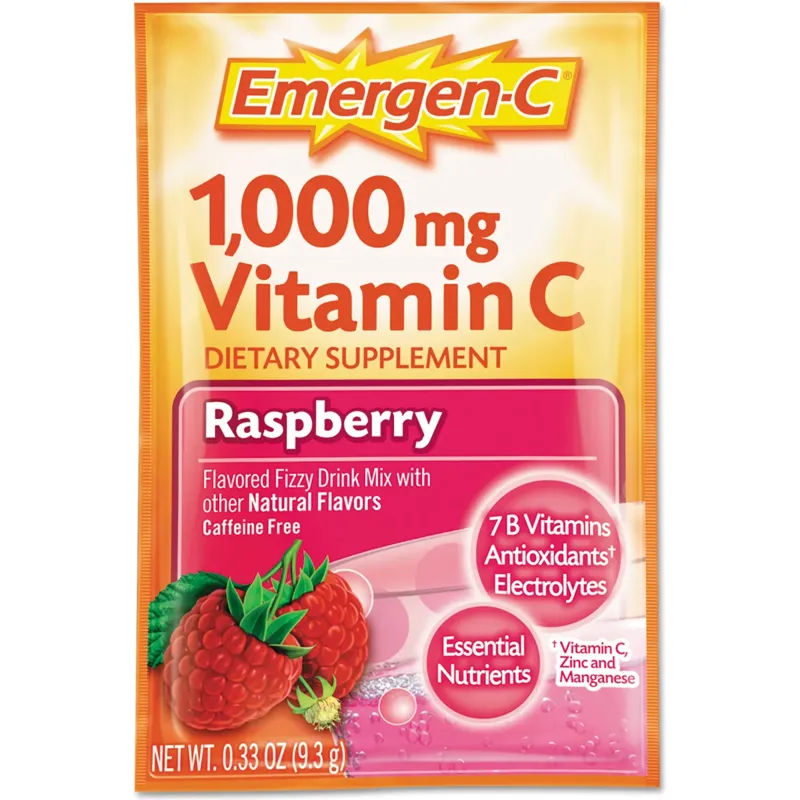 Emergen-C Raspberry Original Formula Immune Support Box view 1