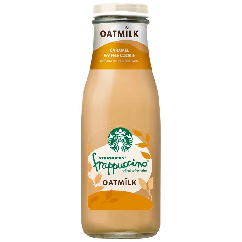 Starbucks Frappuccino Oatmilk Caramel Waffle Cookie Coffee Drink view 1