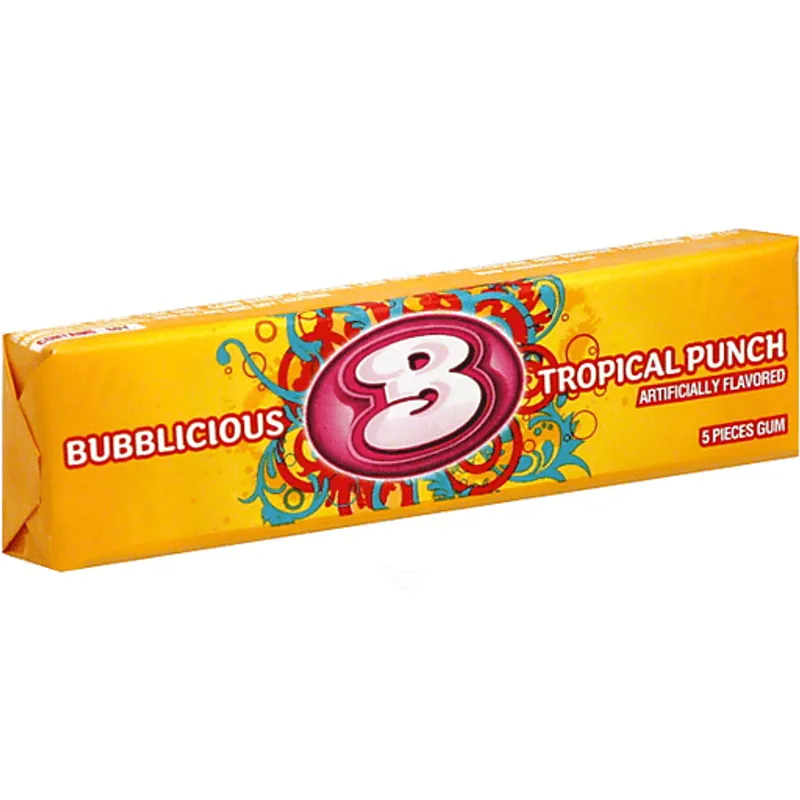 Bubblicious Paradise Punch Bubble Gum view 1