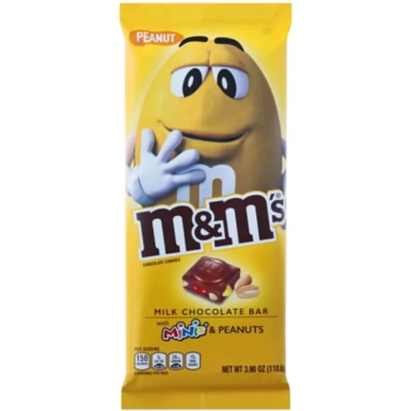 M&M's Milk Chocolate Bar Peanut - with Minis & Peanuts view 1