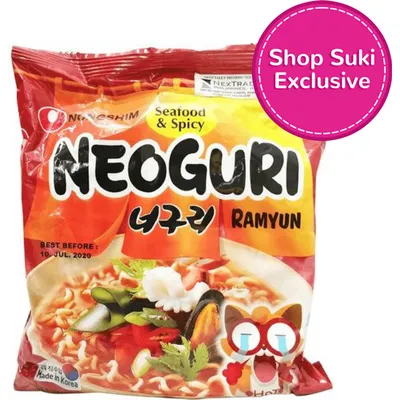 Nongshim Udon Type Noodles Spicy Seafood Flavor
