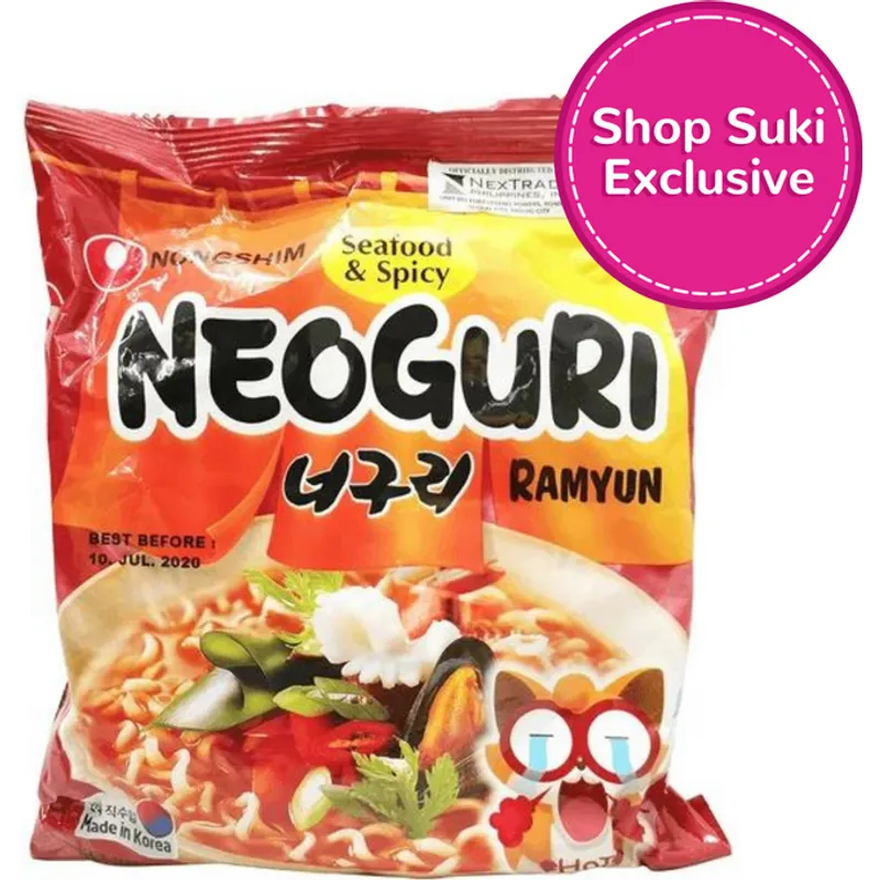 Nongshim Udon Type Noodles Spicy Seafood Flavor view 1