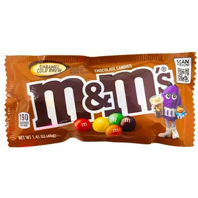M&M's Chocolate Candies, Caramel Cold Brew 1.41 Oz