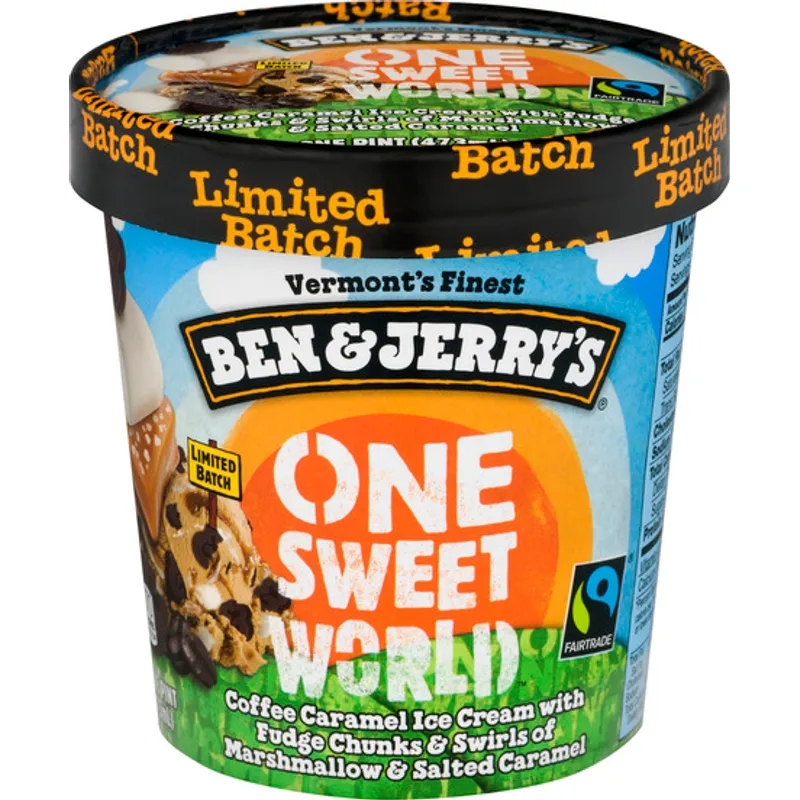 Ben and Jerry's One Sweet World Ice Cream view 1