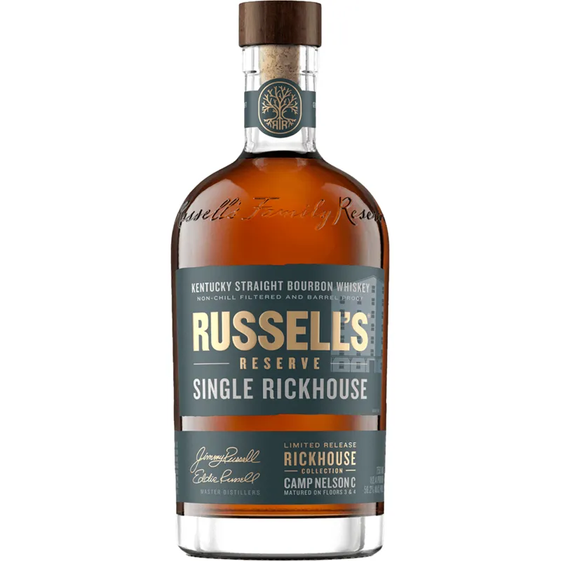 Russell's Reserve Single Rickhouse Camp Nelson C Bourbon Whiskey view 1