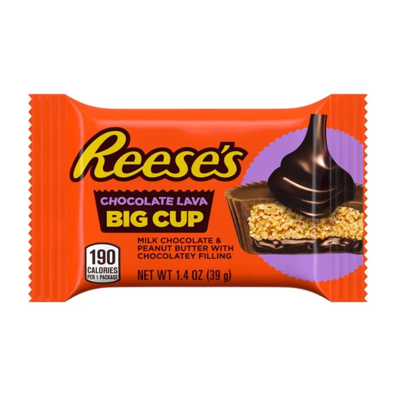 Reese's Big Cup Chocolate Lava Milk Chocolate Peanut Butter Cup view 1