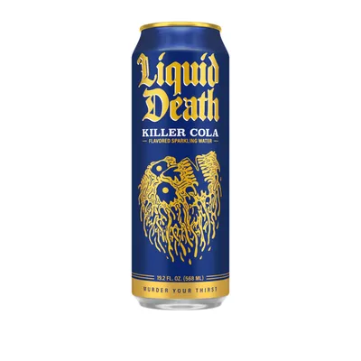 Liquid Death Killer Cola Sparkling Water 19.2 oz