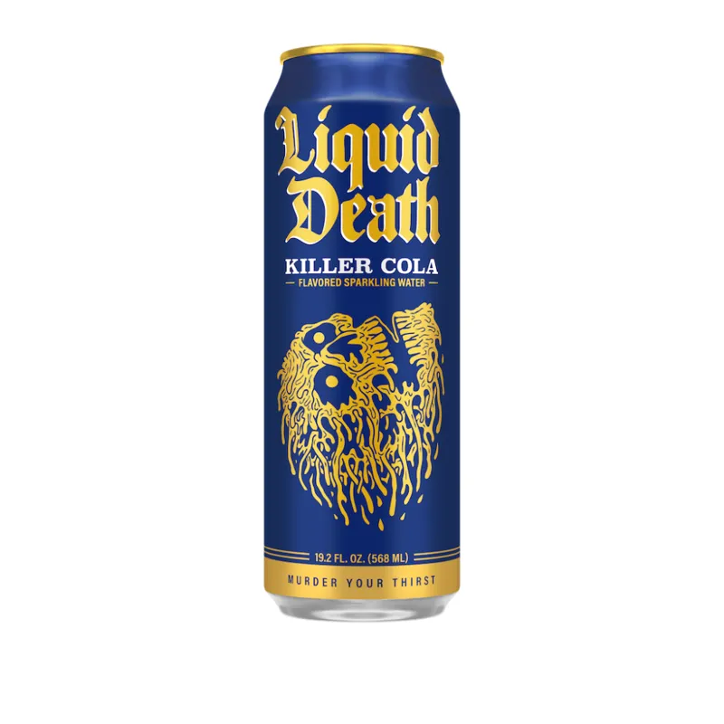 Liquid Death Killer Cola Sparkling Water view 1