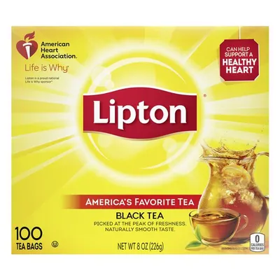 Lipton Black Tea Bags 100 ct 8 oz