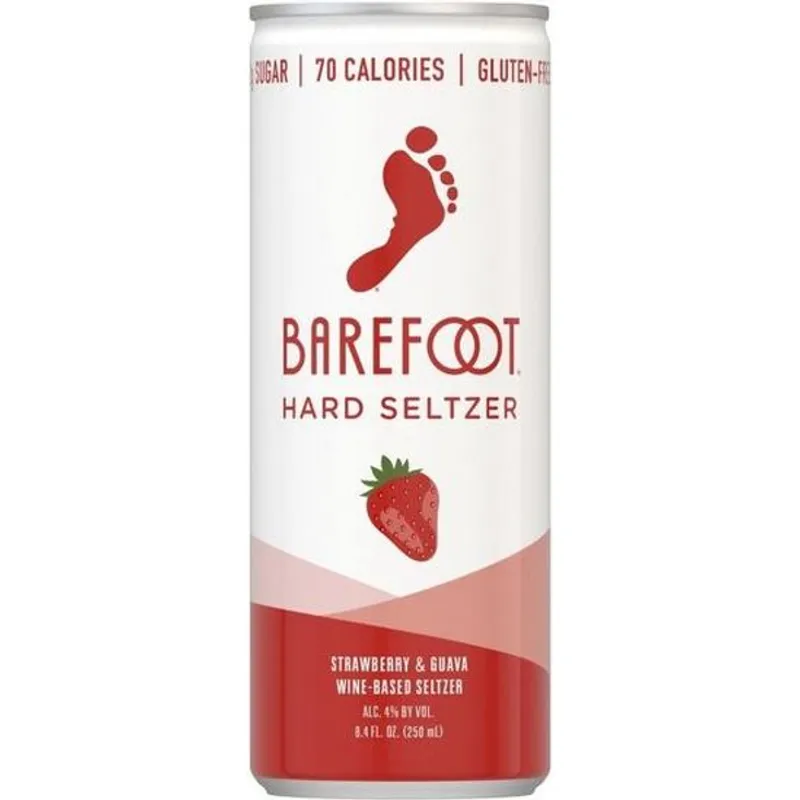 Barefoot Hard Seltzer Strawberry & Guava view 1