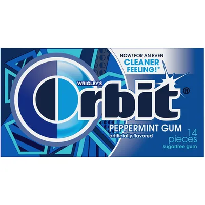 Orbit Peppermint Chewing Gum 1 pack Pack