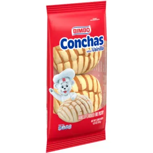 Bimbo Conchas Vanilla Sea Shell Pastry