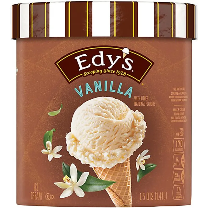 Edy's Vanilla Grand Ice Cream view 1