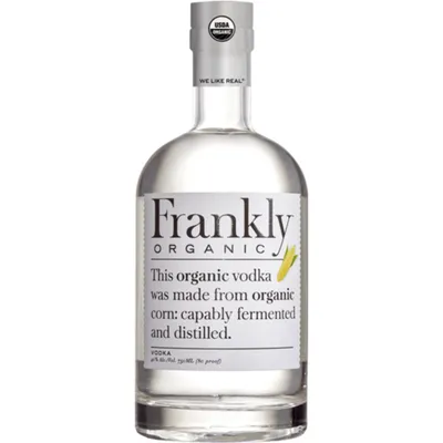 Frankly Organic Vodka 750 ml bottle (40% ABV)