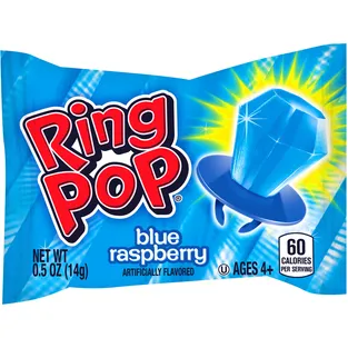Ring Pop Candy Blue Raspberry