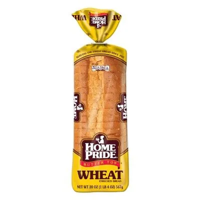 Home Pride Butter Top White Bread 20 oz Bag