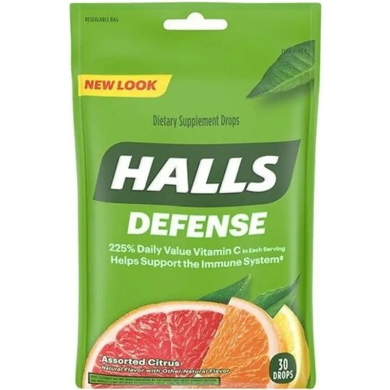 Halls Defense Vitamin C Assorted Citrus Counts view 1