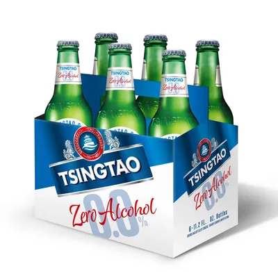 Tsingtao 0.0 Non-Alcoholic Beer 6x 12oz