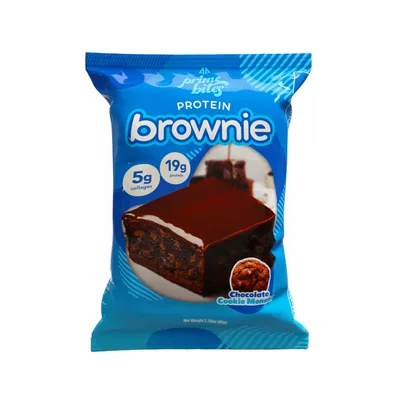 Prime Bites Protein Brownie Bites Chocolate Cookie Monster 2.29 oz
