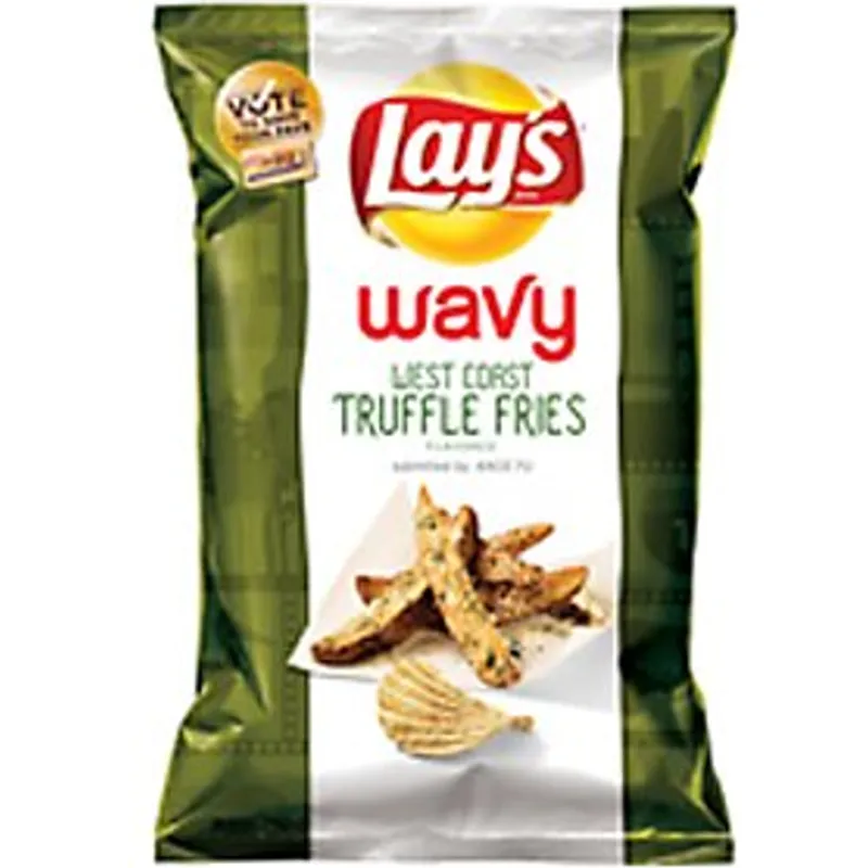 Lays Kettle Cooked Potato Chips West Coast Truffle Fries view 1