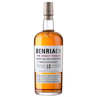 Benriach The Smoky Twelve 12 Year Old Speyside Single Malt Scotch Whisky 750ml