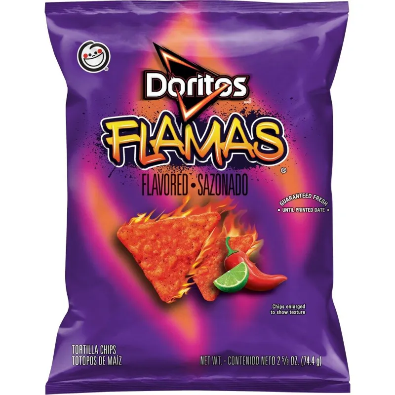 Doritos Flamas Flavored Sazonado view 1
