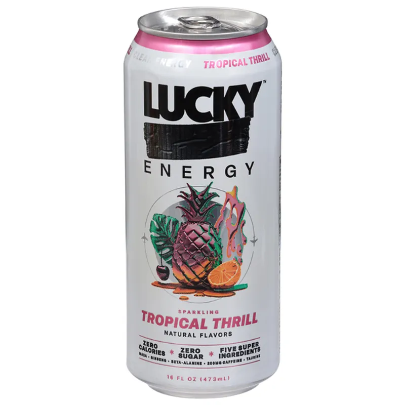 Lucky Energy Tropical Thrill Energy Drink view 1