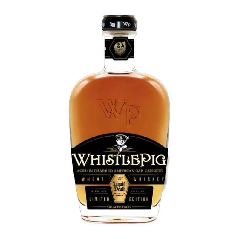 WhistlePig Gravestock Liquid Death Wheat Whiskey Limited Edition view 1