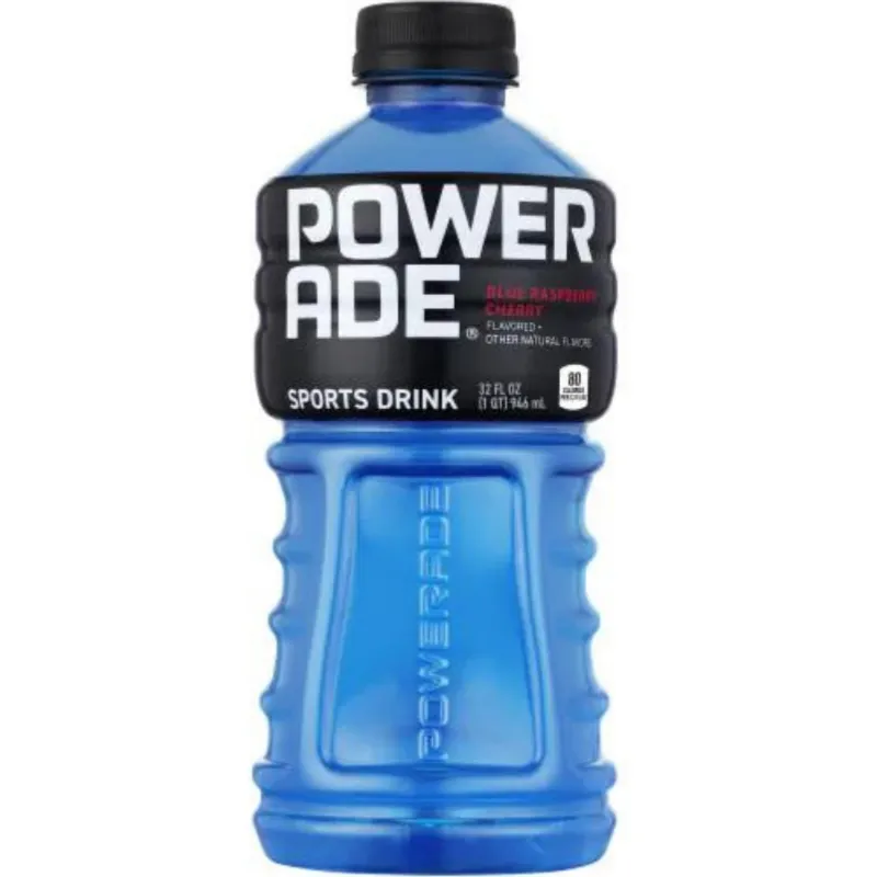Powerade Sports Drink Blue Rasperry Cherry view 1
