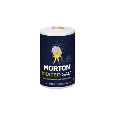 Morton Iodized Salt 26 oz