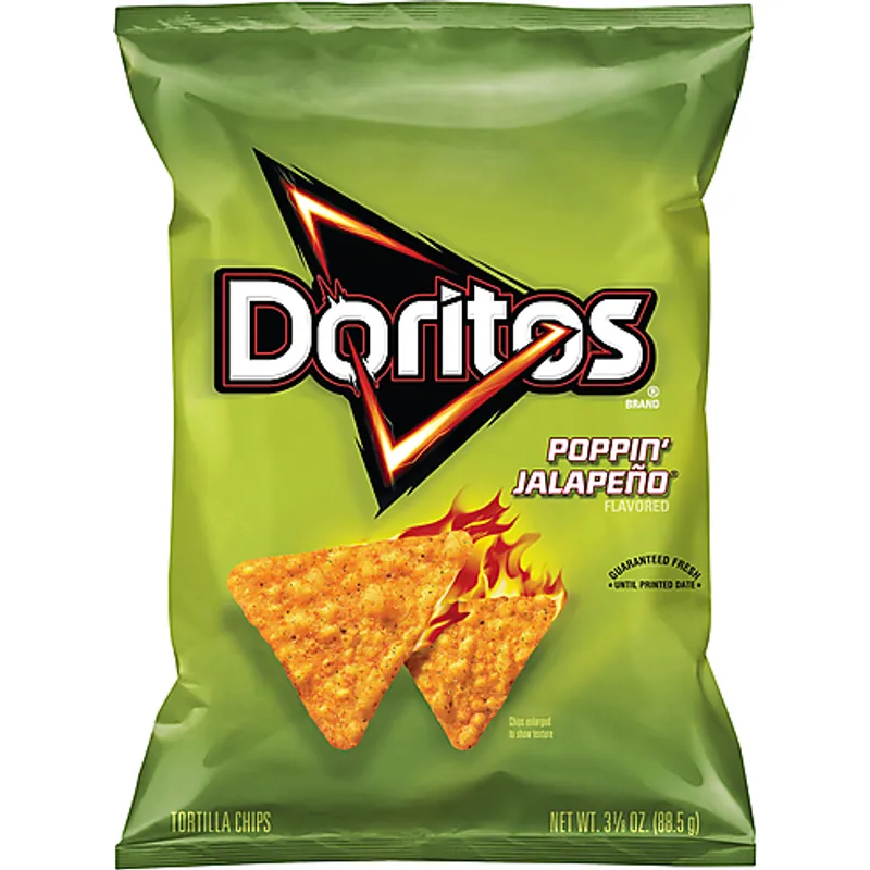 Doritos Tortilla Chips Poppin Jalapeno view 1