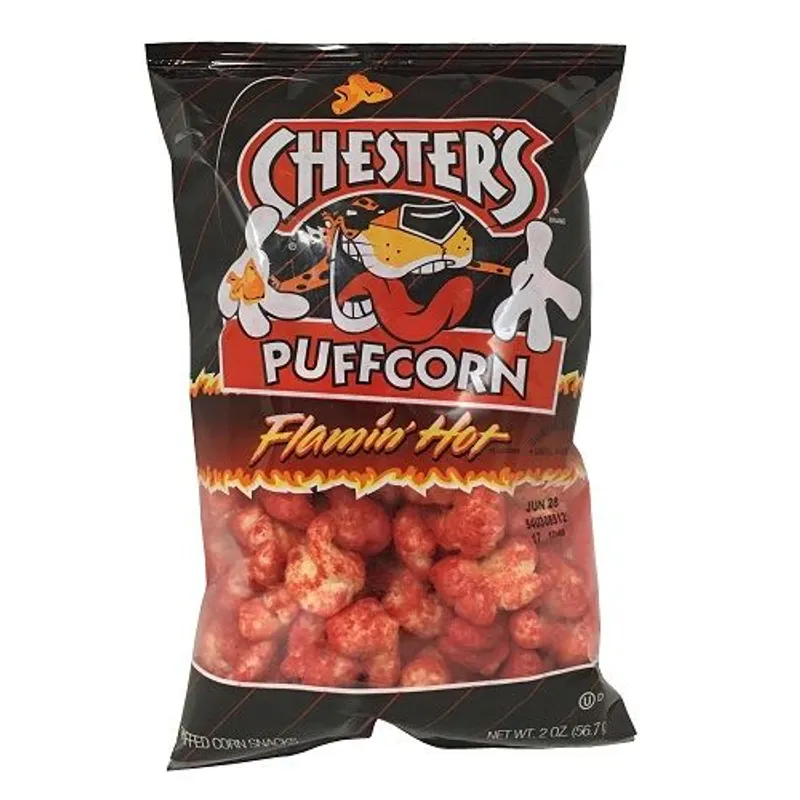 Chester's Puffcorn Flamin' Hot view 1