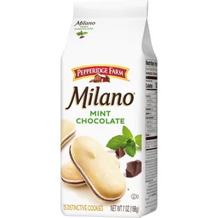 Pepperidge Farm Milano Distinctive Cookies Mint Chocolate