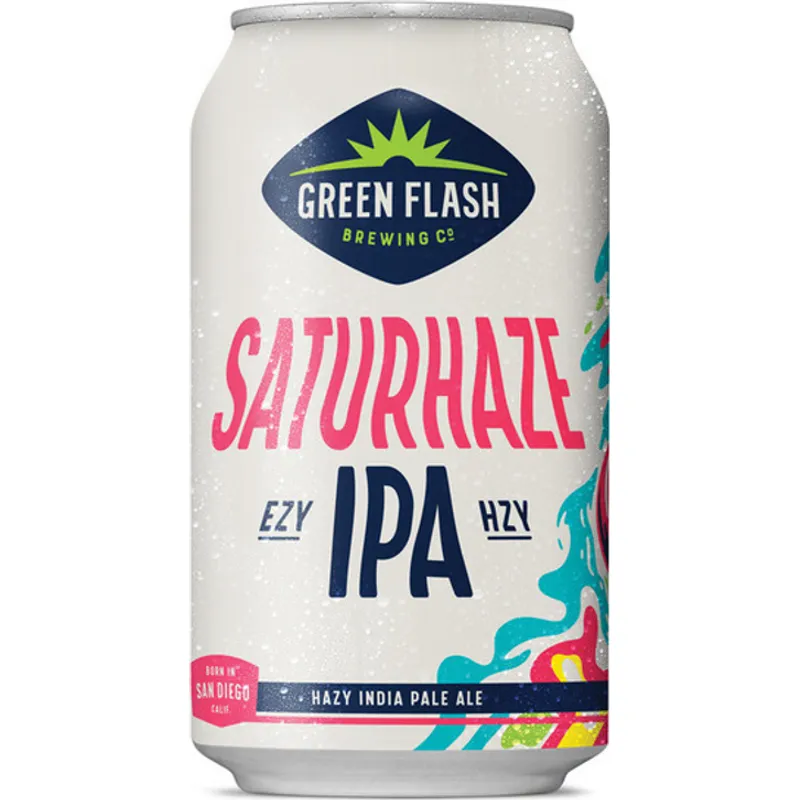 Green Flash Saturhaze IPA view 1