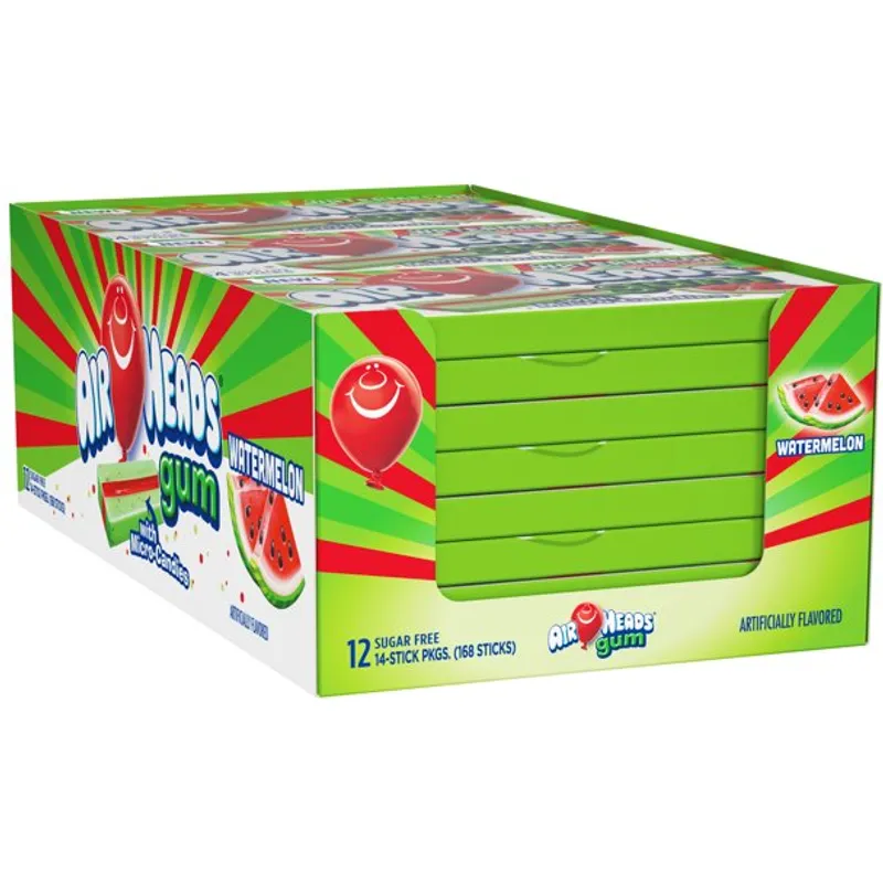 Air Heads Sugar Free Gum Watermelon - with Micro Candies Box view 1