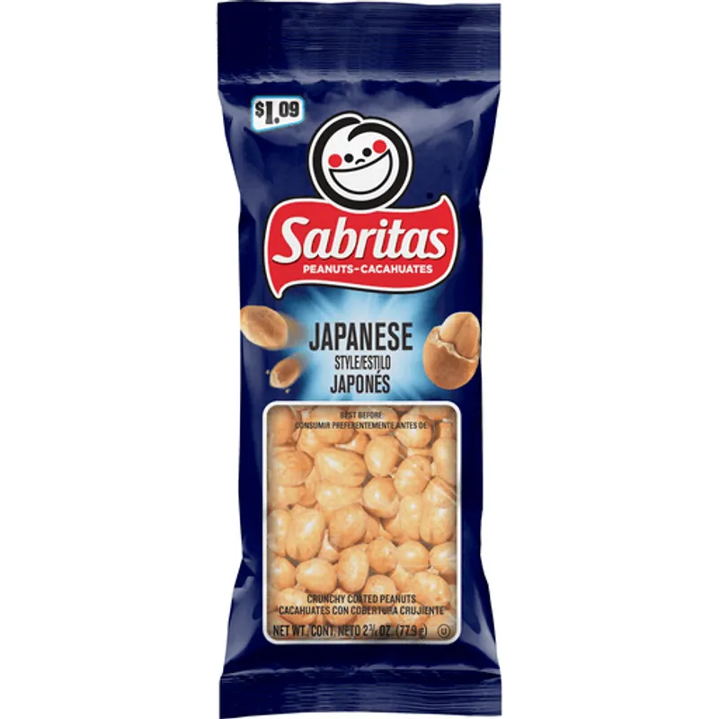 Sabritas Crunchy Japanese Style Coated Peanuts view 1