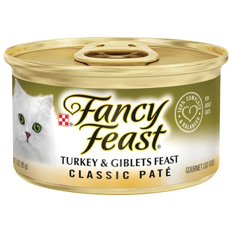 Fancy Feast Classic Pate Turkey & Giblets Feast Cat Food view 1
