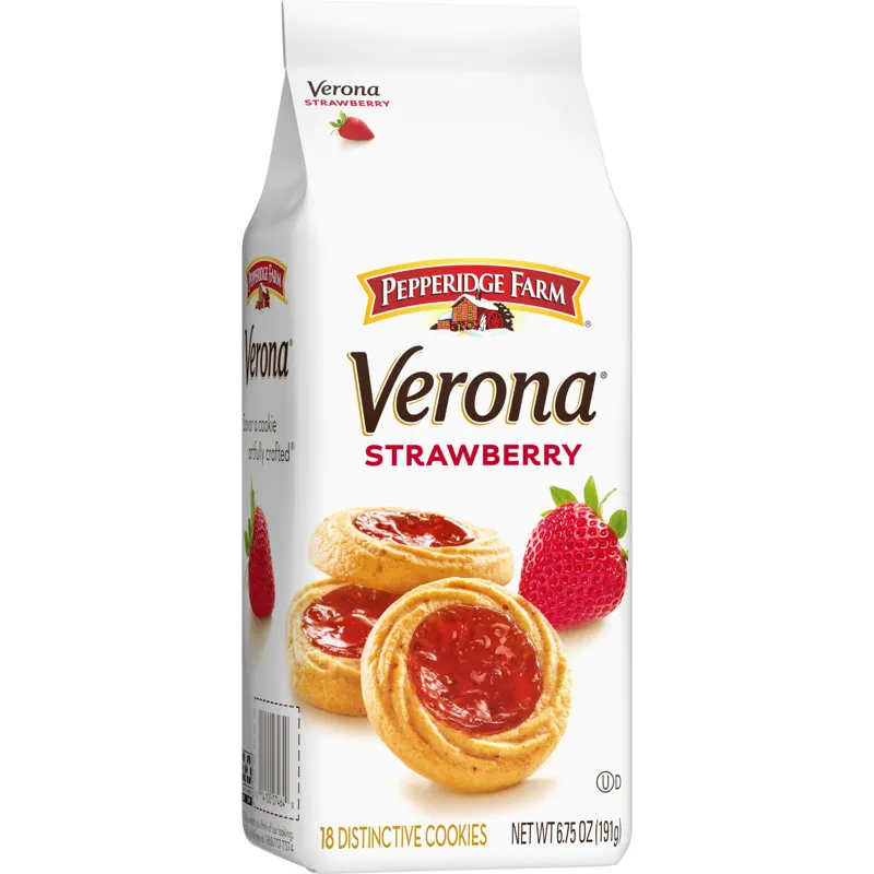 Pepperidge Farm Verona Distinctive Cookies Strawberry view 1