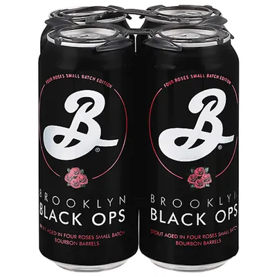 Brooklyn Brewery Black Ops Barrel-Aged Stout 4-pack 16 oz cans